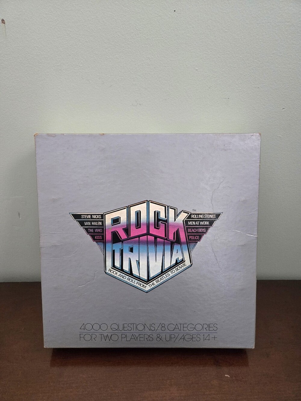 Vintage Rock Trivia Board Game 1984